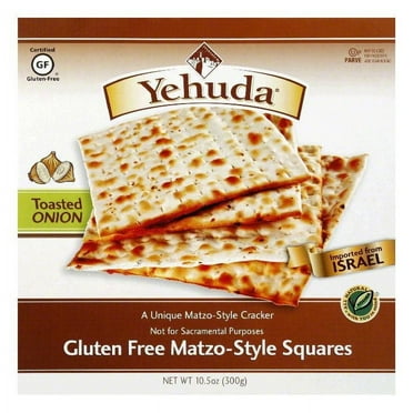 Yehuda Matzo-Style Squares Gluten Free Toasted Onion, 10.5 oz