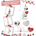 thumbnail image 3 of DolliBu I Love You Plush Super Soft Cockatoo - Cute Stuffed Animal Cockatoo with Red Heart Plush for Valentines, Anniversary, Romantic Date, Boyfriend, or Girlfriend Gift - 10 Inches, 3 of 6