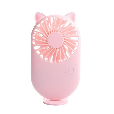 

HESITONE Portable Handheld Mini Air Cooler Silent Fan USB Rechargeable Small Personal Cooling Tools for Home Office Outdoor