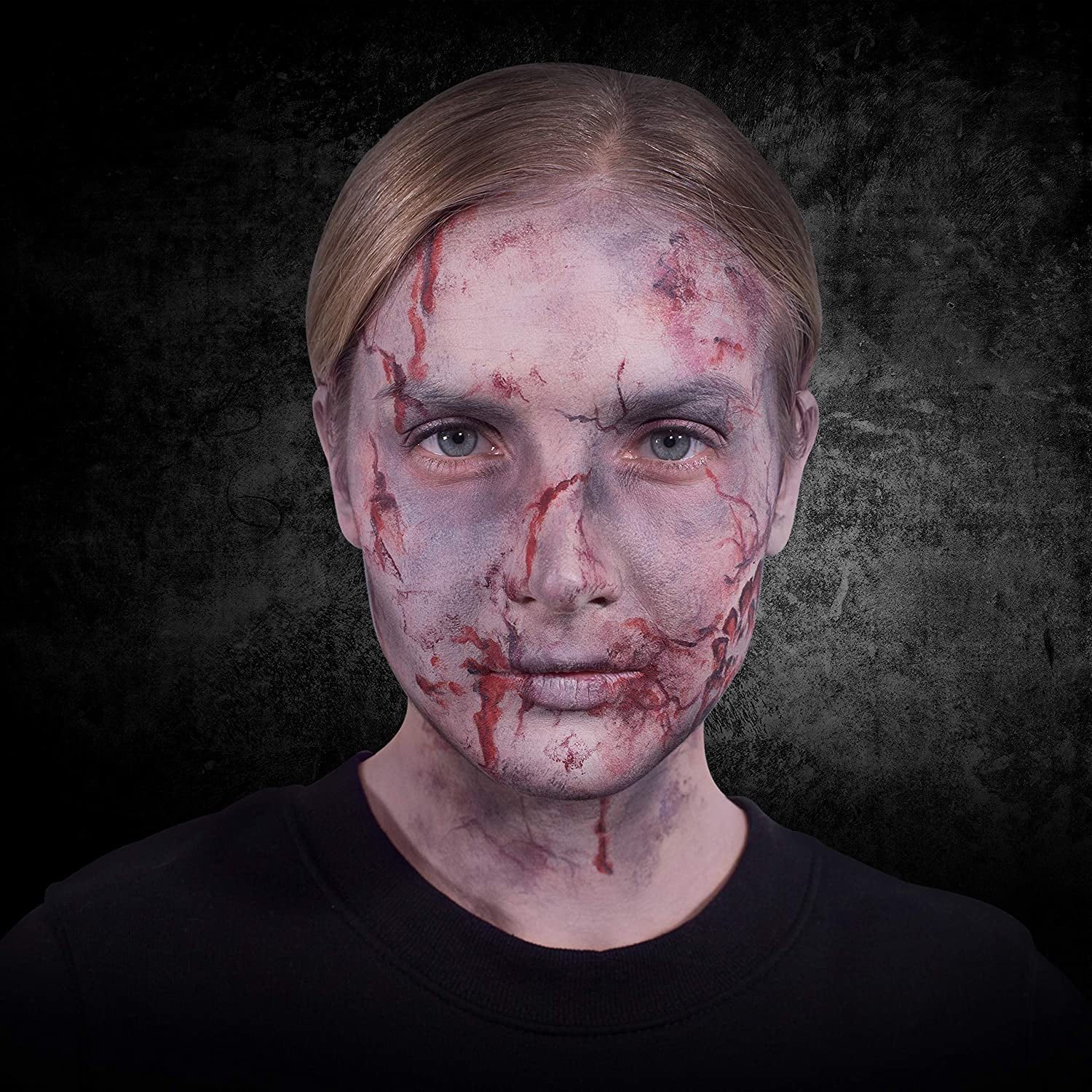 Narrative Cosmetics 12-Color Zombie Alcohol-Activated Palette, Professional Quick Drying Waterproof SFX Makeup for the Stage, Film, Halloween, & Cosplay