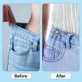 thumbnail image 5 of Uxcell Flower Pants Waist Tightener Adjustable Jeans Button for Loose Pants and Jeans, 5 of 5