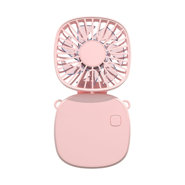 Ventilador Portátil Recargable Nuevo Usb Ventilador Portátil - Base Reversible - Soplado Vertical -3 Velocidades Del Viento - Mini Escritorio Recargable sin Cepillo Plegable Fácil Almacenamiento Peque