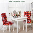 thumbnail image 6 of Christmas Chair Covers Set of 6, Red and Black Buffalo Plaid Chair Slipcovers Stretch Removable Washable Xmas Seat Protector for Christmas Holiday Kitchen Dining Room Bedroom Decors, 6 of 6