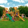 thumbnail image 3 of Pioneer Peak Treehouse Swing Set w/ Amber Posts, 3 of 13