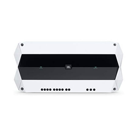 JBL - Marine 1800W Class AB Bridgeable Multichannel Amplifier with Variable Crossovers - White/Black