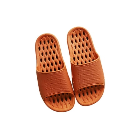 

Crocowalk Mens Lightweight Cozy Hollow Out Flats Backless Slippers Bathroom Comfort Slip On Slides
