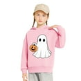 thumbnail image 5 of SERTG Kids Halloween Hoodie Sweatshirt with Cute Printed Fashion Soft Comfortable Long Sleeved Top for Children 2-7 Years(Pink,3 Years), 5 of 5