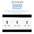 thumbnail image 2 of Yeacher Power Strip Multi Outlet Socket with 2-Meter Long Cord 3 Outlet 3 USB Port, 2 of 8