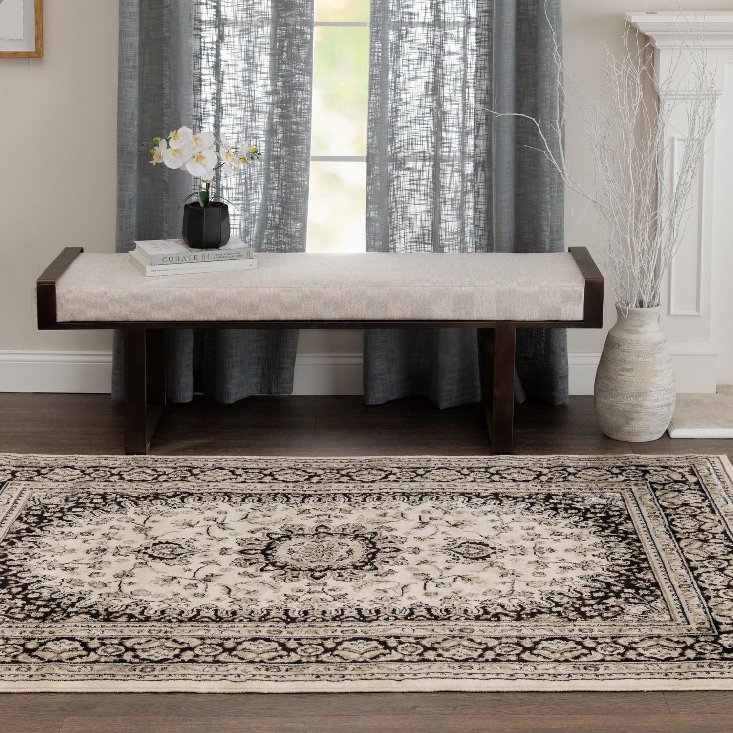 Tapis Algoma Hometrends 5x7 152 cm x 213 cm, durable