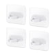 thumbnail image 1 of Perchas para abrigos de pared, ganchos transparentes autoadhesivos para cocina de 2kg, soportes para toallas de baño, organizadores de puerta Almacenamiento y organización del hogar 4 piezas Toystoory HA009906-03, 1 of 6