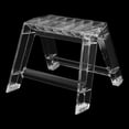thumbnail image 6 of Portable Step Ladder, Step Stool for Adults, Clear Stool for Indoor Outdoor Library Kitchen (15.4*15.35*11.6in), 6 of 9