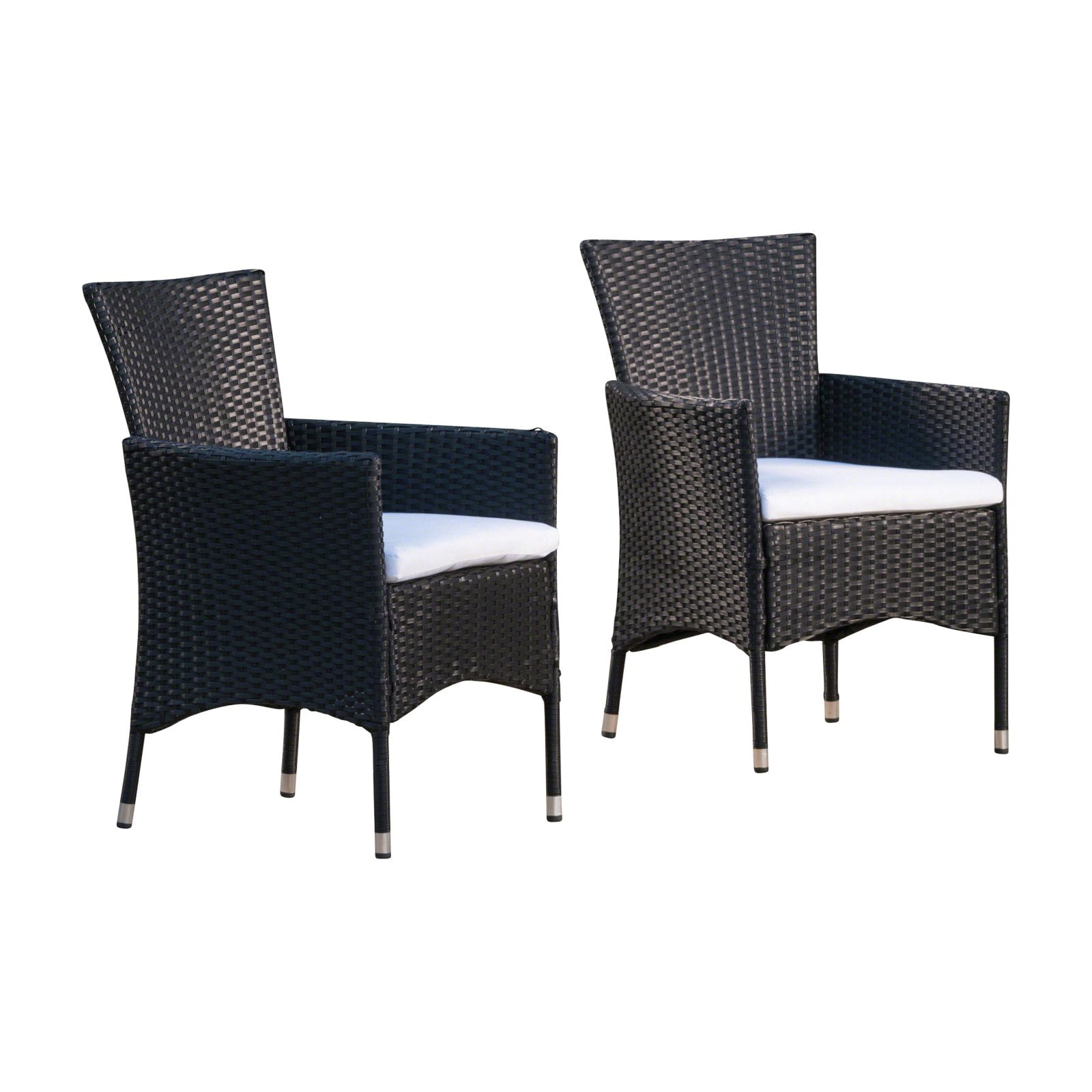Malta Wicker Patio Dining Chairs Set of 2