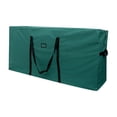 thumbnail image 2 of Bolsa de Almacenamiento Zulema para Árbol de Navidad 600D Oxford Verde 165x75x37cm, 2 of 6