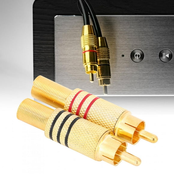 Video Plug,20Pcs RCA Connector Zinc RCA Connector Audio Adapter Cutting-Edge Features