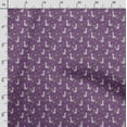 thumbnail image 3 of Soimoi Llama Alpaca Printed, Poly Canvas Fabric, Decor Sewing Fabric by The Yard 56 Inch Wide,Decorative Fabric for Curtains Tote Bags, Violet, 3 of 5