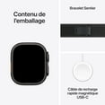 thumbnail image 4 of Apple Watch Ultra 2 (GPS + Cellular) 49mm Black Titanium Case with Black Trail Loop - Medium/Large, 4 of 6