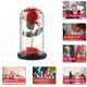 thumbnail image 2 of Rosa de luz LED en cúpula de cristal, decoración del hogar con flores preservadas, rosa eterna que simboliza los mejores deseos, regalo romántico para ocasiones especiales, 2 of 6