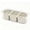 A, variant on 3-Compartment Food-Grade Ice Cube Tray with Leakproof Lid, Removable Silicone Cups, Stackable Freezer Storage Container for Ice, Baby Food, Sauces & Meal Prep(A)