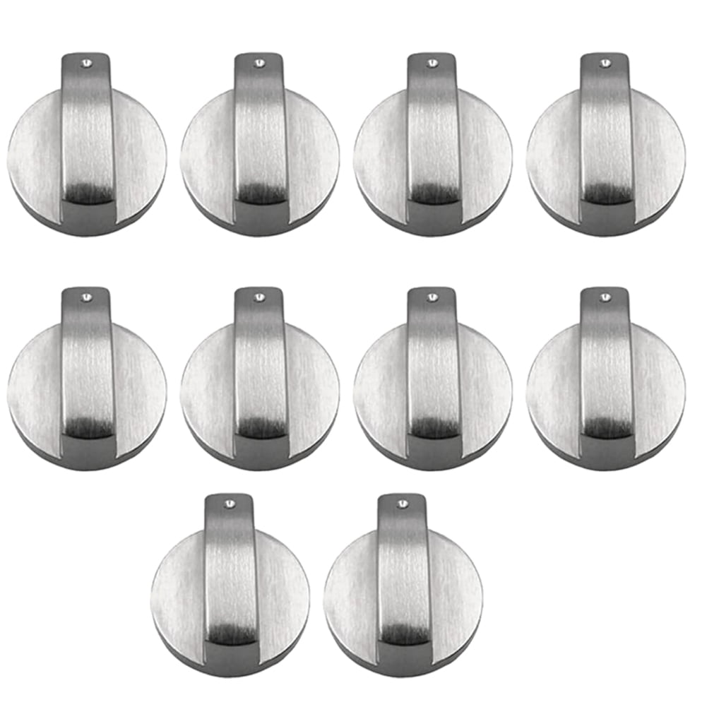 Flcivsh 10Pcs Cooker Knobs,6mm Gas Stove Knobs Stove Replacement Metal