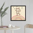 thumbnail image 4 of Kids Nursery Art "Rainbow Bear" White Float Framed Canvas - 20x20, 4 of 5