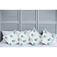 thumbnail image 2 of Ambesonne Modern Throw Pillow Cover 4 Pack, Crystal Like Diamonds, 20", Teal Turquoise White, 2 of 5