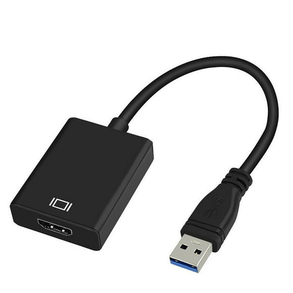 USB to HDMI Adapter, USB 3.0/2.0 to HDMI Cable Multi-Display Video Converter- PC Laptop Windows 7 8 10,Desktop, Laptop, PC, Monitor, Projector, HDTV