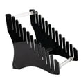 thumbnail image 1 of Milaget Record Stands Holder Acrylic Multi Use Non Slip Groove Storage Rack Standing black, 1 of 9
