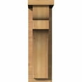 thumbnail image 2 of 5 1/2"W x 10"D x 18"H Yorktown Smooth Corbel w/Backplate, Western Red Cedar, 2 of 9
