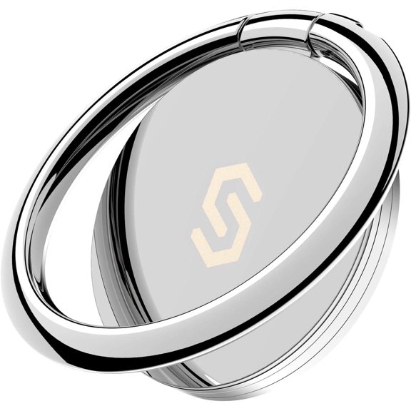 Syncwire Phone Ring Holder Stand, 360 Rotation Universal Finger Ring Kickstand for iPhone, Samsung, LG, Sony - Silver