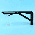 thumbnail image 5 of 4Pcs 12Inch Folding Shelve Brackets Heavy Duty Metal Shelving Support Bracket Wall Mounted Floating Shelve Bracket, 5 of 5