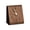 Dark wood color, variant on 7829 Small Desk Clock Battery Operated Analog Table Clock for Room Decors Elegant Silents Bedside Clocks Birthday Gift Unisex