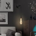 thumbnail image 4 of Creative Teardrop-Shaped Wall Lamp, Single-Head Aluminum Wall Pendant Light with Drop-Shaped Crystal Lampshade, LED Wall SconcesBlack 3000k, 4 of 4