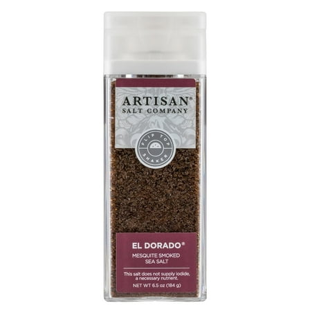 Artisan Salt Company- Mesquite Smoked Sea Salt,6.5 oz (184g)