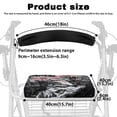 thumbnail image 6 of Jiueut Wolf Medical Products Rollator Walker Seat & Back Cover American Flag Rollator Seat Cover Set for Seniors 2 Piece Soft Seat Cushion for a Rollator Walker, 6 of 7