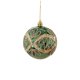 thumbnail image 2 of xihome Adorno navideño de bola verde brillante de 3,14 pulgadas con acabado perlado y baño de polvo dorado, pintado a mano. Decoracin para rbol., 2 of 6