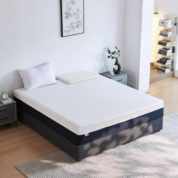 Queen Mattress, 10 Inch Gel Memory Foam Mattresses, Medium Firm for Cool Sleeping, Pressure Relief, Easily Replaceable,CertiPUR-US Certified Colchón in a Box