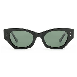Hard Candy Womens Polarized Rx'able Sunglasses, Hs02P, Gold, 59-13