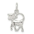 thumbnail image 3 of 925 Sterling Silver Cat Charm Pendant, 3 of 5
