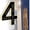 Blacke E, variant on Giunmcul Solar Address Sign LED House Number Plaque Waterproof Lighted Door Number Sign for Home Apartment Yard 1 Piece
