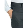 thumbnail image 2 of Kenenth Cole Mens Slim fit Dress Pants 32 / 29 Dark Grey Plaid Stretch, 2 of 3