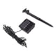 thumbnail image 3 of Guirnalda de luces solares 20 LED IP65 impermeable 2 modos Cadena de lámpara automática para exteriores para patio jardín 16.4 pies blanco, 3 of 5