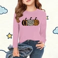 thumbnail image 1 of Blusas y camisas de cuello redondo y manga larga para niños Camisas estampadas de manga larga para Acción de Gracias Camisas lindas de cuello redondo Blusas casuales elegantes Ropa Camisas de cuello r, 1 of 5