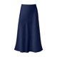 thumbnail image 4 of Falda acampanada de satén con cintura alta y elástico para mujer - S-XL, 4 of 5