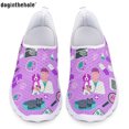 thumbnail image 1 of Zapatillas de deporte con estampado de cirujano veterinario Doginthehole para mujer, de malla transpirable, ligeras, sin cordones, a la moda para niñas y mujeres, 1 of 5