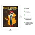 thumbnail image 2 of Beer Brewery of Fort-Carré (Bière du Fort-Carré) - Saint-Dizier France - Vintage French Advertising Poster by Leonetto Cappiello c.1911 - Bamboo Fine Art 290gsm Paper Print (Unframed) 24x32in, 2 of 4