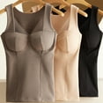 thumbnail image 5 of Camisas térmicas sin mangas para mujer con sujetador incorporado, chaleco, ropa interior, ropa interior térmica de malla sexy, 5 of 5