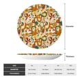 thumbnail image 2 of Daiia Vintage Floral Printed Pattern Ceramic Plate Dinner Plates Bone China Decorative Plates with Display Stand Art Ceramic Ornaments for Wall Hanging Decoration-7in, 2 of 6