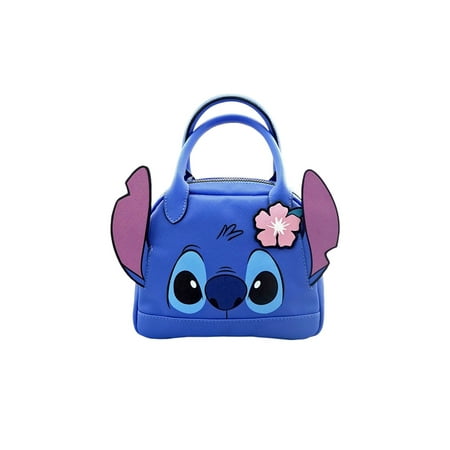 Disney Lilo and Stitch Girls Mini Satchel Crossbody Bag  Blue