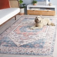 thumbnail image 5 of SAFAVIEH Arizona Tegan Oriental Polyester Area Rug, Beige/Light Blue, 8' x 10', 5 of 13