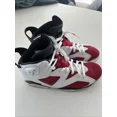 thumbnail image 1 of N I-K-E A i r-Jor-dan 6 Retro Carmine 2021 White Red Black CT8529-106 Mens Size 8.5, 1 of 6